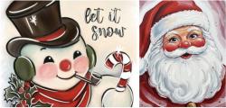 The image for Vintage Snowman or St. Nick!