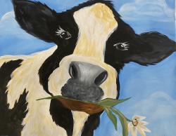 The image for NEW! Cow with Flower