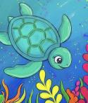 The image for Kids Class! Neon Sea Turtle!