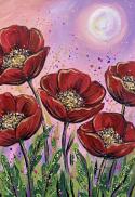 The image for NEW! Red Glitter Poppies