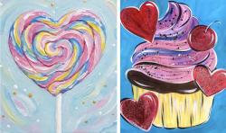 The image for NEW! Heart Lollipop or Cupcake!