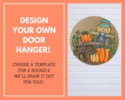 The image for Round Door Hangers! Choose ANY Design and We'll Draw Them Out!!