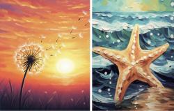 The image for $25 Tuesday! NEW! Dandelion in Sunset or Starfish!