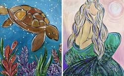 The image for Sea Turtle or Mermaid!