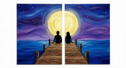 The image for NEW! Couple on Dock