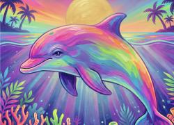 The image for NEW! Neon Dolphin!