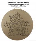 The image for Design Your Own Round Door Hanger! You Choose ANY Design, we will template it out!