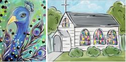 The image for $25 Tuesday! Peacock or Stained Glass Chapel