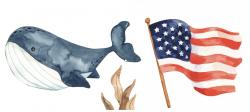 The image for NEW! Coastal or Americana Watercolor!