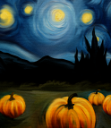 The image for NEW! Starry Night Pumpkins