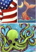 The image for Kids and All Ages! Flag, Mermaid or Octopus!