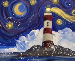 The image for NEW! Starry Night Lighthouse!