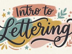 The image for NEW! Intro to Lettering!
