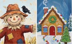 The image for NEW! Scarecrow or Gingerbread House!