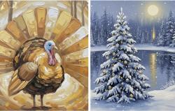 The image for NEW! Turkey or Winter Tree