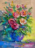 The image for Pallet Knife Flowers!