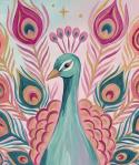 The image for NEW! Pink and Teal Peacock!